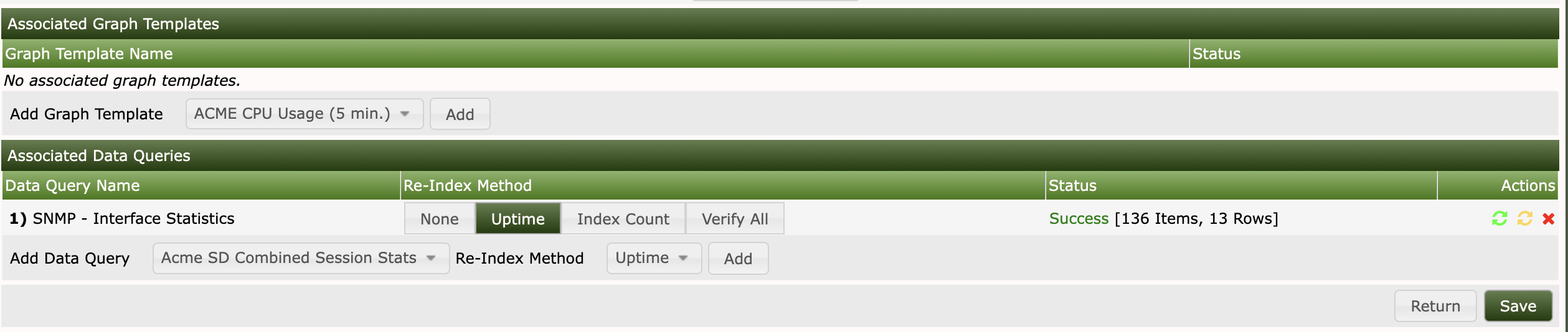 Tampilan setelah add data query