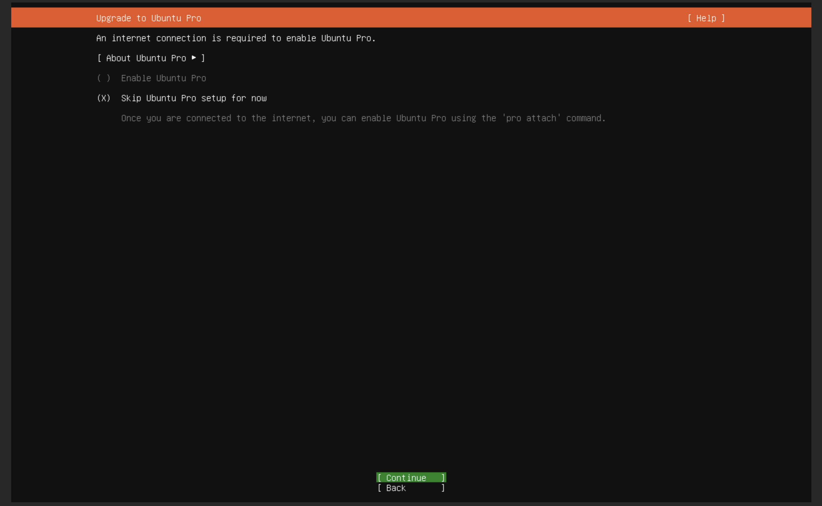 Skip Ubuntu Pro